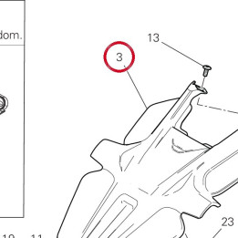 Support de plaque — réf. 56116341B | Ducati Store