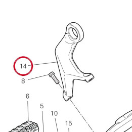 Support silencieux — réf. 8301I791AB | Ducati Store