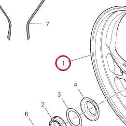 Jante roue ar. 50212461AA — réf. 50212461AA | Ducati Store