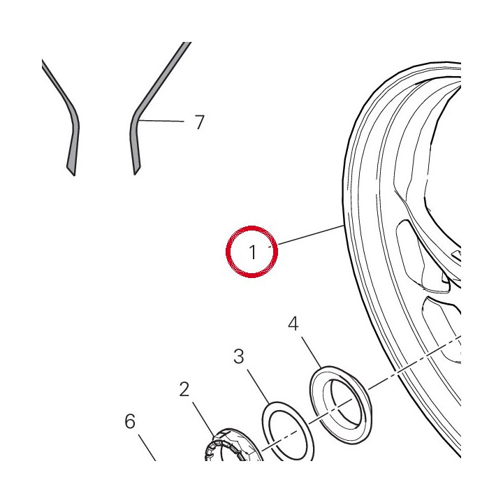 Jante roue ar. 50212461AA — réf. 50212461AA | Ducati Store