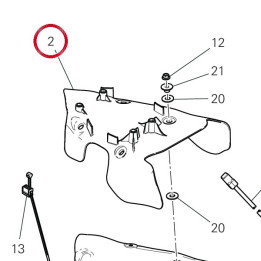 Pare-Chaleur 4601H291B — réf. 4601H291B | Ducati Store