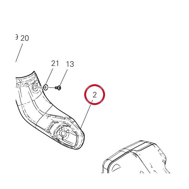Pare-Chaleur inférieur — réf. 4601P161AA | Ducati Store
