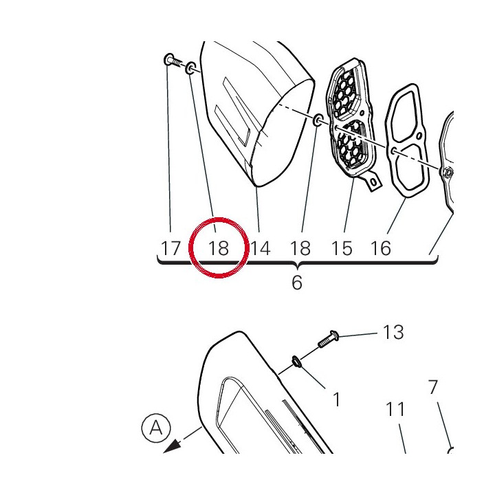 Rosette 97610991A — réf. 97610991A | Ducati Store