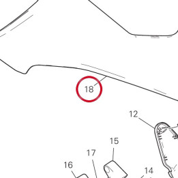 Capot avant 48114203BV — réf. 48114203BV | Ducati Store