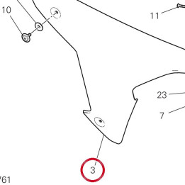 Ala destra 4801A901AD — réf. 4801A901AD | Ducati Store