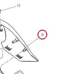 Panneau lateral gauche — réf. 48217431BA | Ducati Store