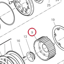Mozzo centrale 19611071A — réf. 19611071A | Ducati Store