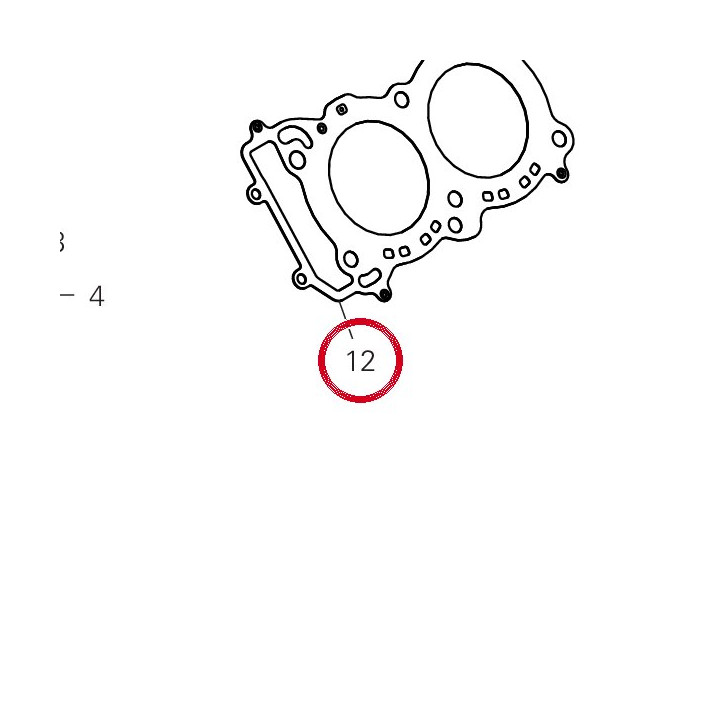 Joint coulasse devant — réf. 78611423D | Ducati Store