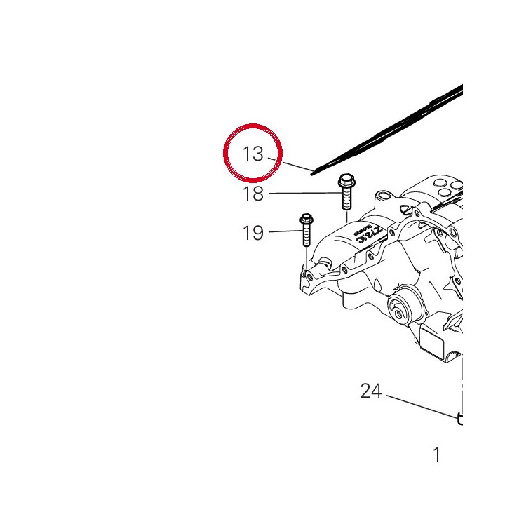 Joint coulasse (arrière) — réf. 78611433D | Ducati Store