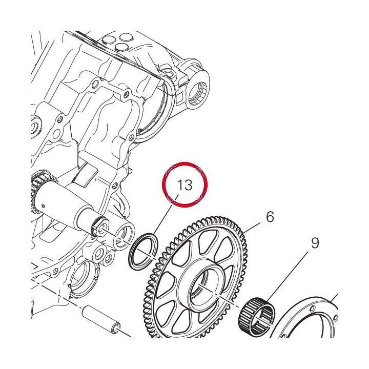 Entretoise 71316102A — réf. 71316101C | Ducati Store