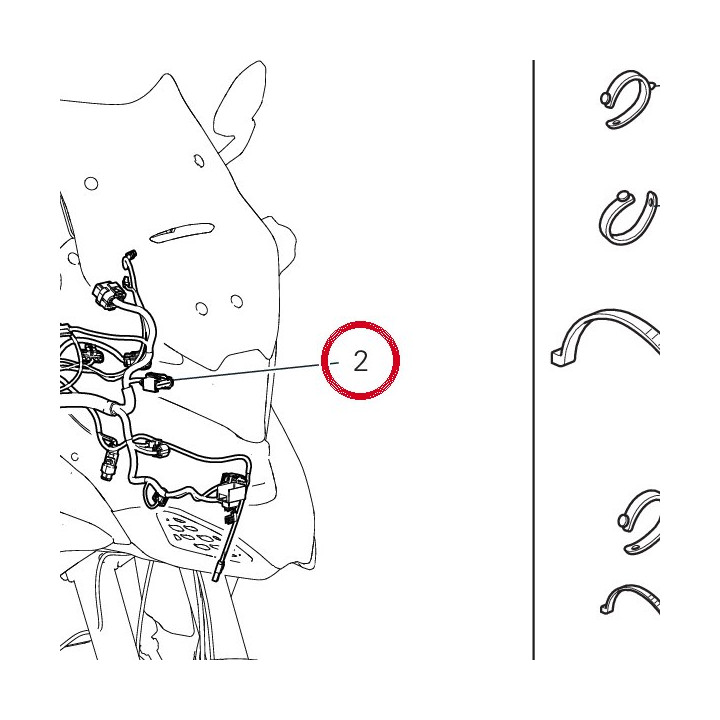 C╢blage principal 5101P261B — réf. 5101P261C | Ducati Store