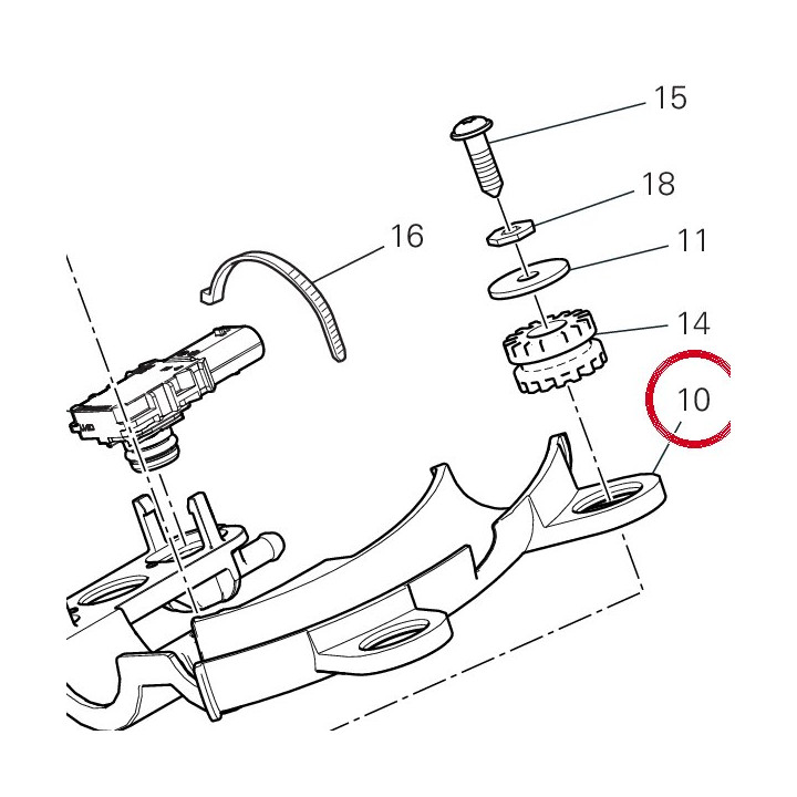 Support capteur 81417691A — réf. 81417691A | Ducati Store