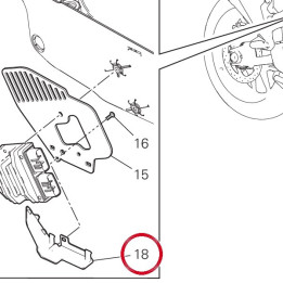 Pare-Chaleur 4601I801A — réf. 4601I801A | Ducati Store
