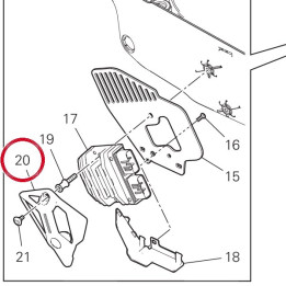 Cache 24716652A — réf. 24716653A | Ducati Store