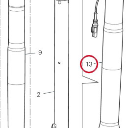 Fourche complète gauche — réf. 34521662A | Ducati Store