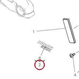 Garde-Boue avant storm — réf. 56416784AK | Ducati Store