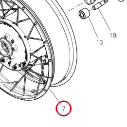 Jante de roue arrière — réf. 50220902AB | Ducati Store