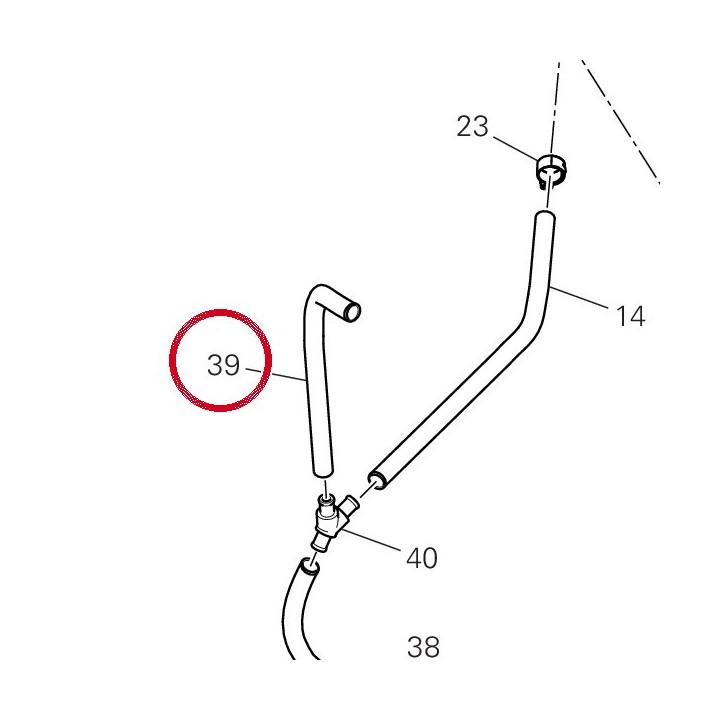 Tuyau 935Z0311A — réf. 935Z0311A | Ducati Store