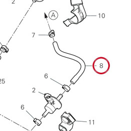 Tuyau 935Z0011A — réf. 935Z0011A | Ducati Store