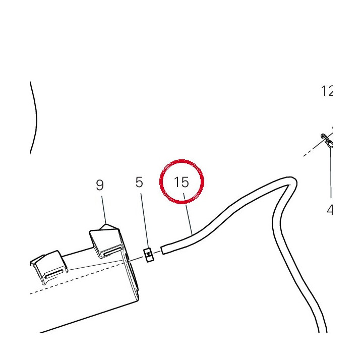 Tuyau 93510901A — réf. 93510901A | Ducati Store