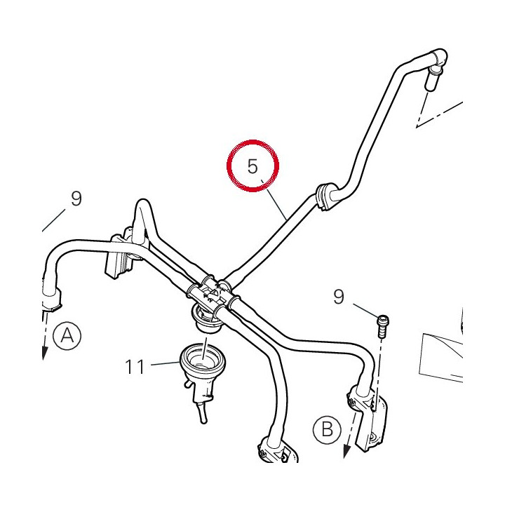 Tuyau carburant 59028721A — réf. 59028721A | Ducati Store