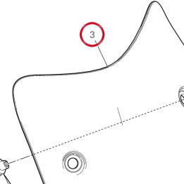 Pare-Brise 48711372A — réf. 48711372A | Ducati Store