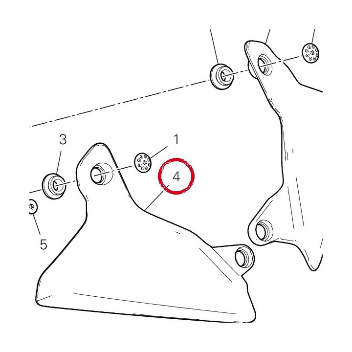 Déflecteur droit 48413321A — réf. 48413321A | Ducati Store