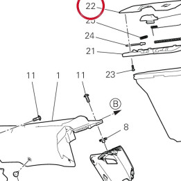 Sportello vano smartphone — réf. 4801D851A | Ducati Store