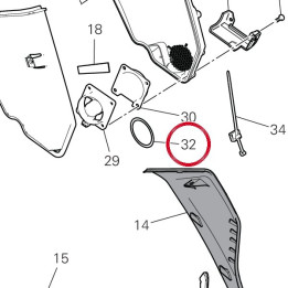 Joint 79111521A — réf. 79111521A | Ducati Store
