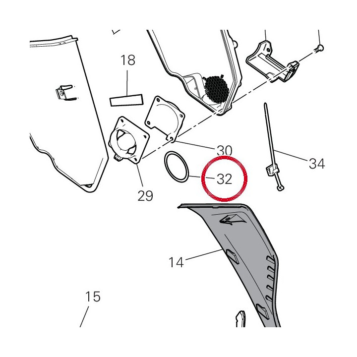 Joint 79111521A — réf. 79111521A | Ducati Store
