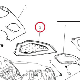 Pare-Chaleur gauche — réf. 4602N102A | Ducati Store