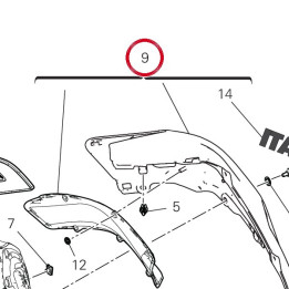 Ass cover sx serb jade — réf. 480PK931AL | Ducati Store