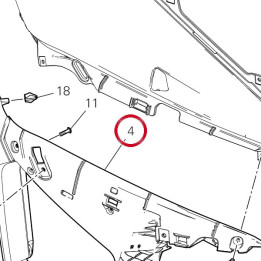 Support droit 4801D042A — réf. 4801D042A | Ducati Store