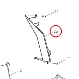 Prise D'Air droite extra — réf. 4801C001A | Ducati Store