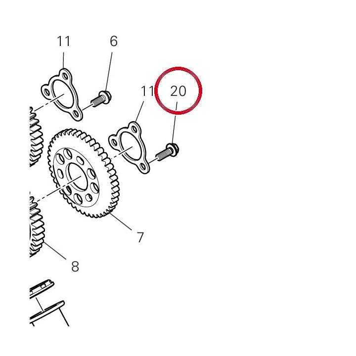 Vis 77253300ZH — réf. 77253300ZH | Ducati Store