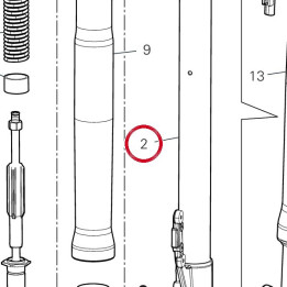 Coulisse gauche complète — réf. 34923571A | Ducati Store