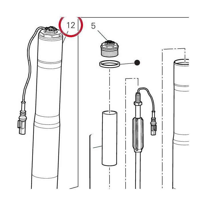 Fourche complète droit — réf. 34421411A | Ducati Store