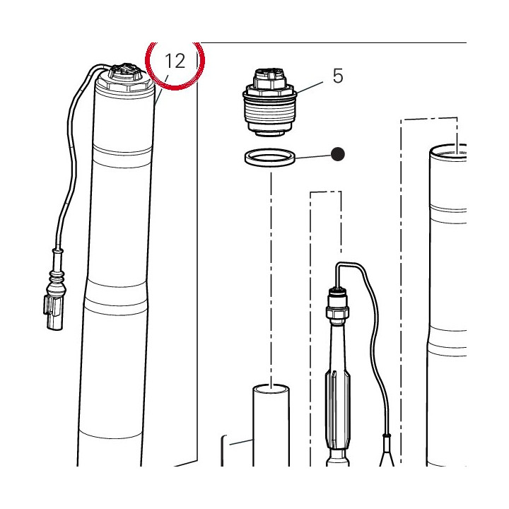 Fourche complète droit — réf. 34421103B | Ducati Store