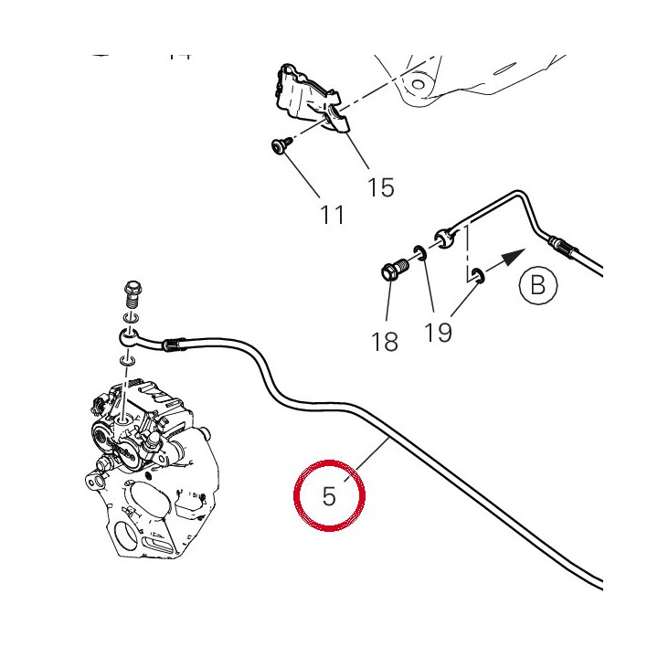 Durit Boitier-Etrier — réf. 61911671A | Ducati Store