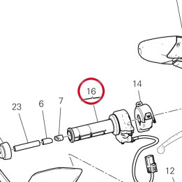 Contrôle gaz 66020121B — réf. 66020121B | Ducati Store