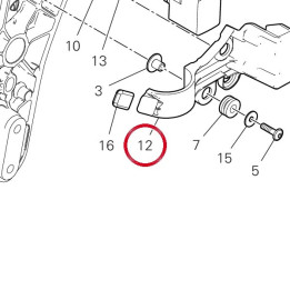 Support capteur 8291I281B — réf. 8291I281B | Ducati Store