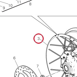 Jante de roue arrière — réf. 50220901AA | Ducati Store