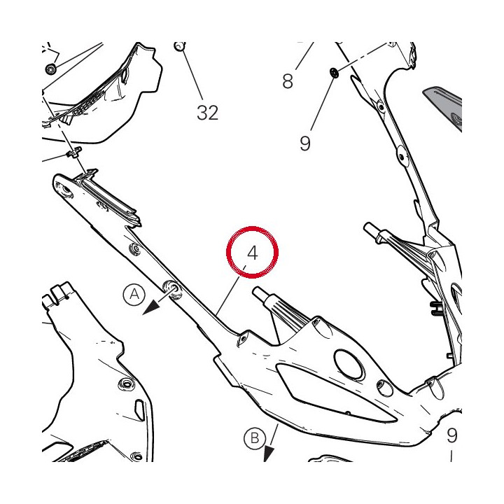Convoyeur D'Air 4801B282B — réf. 4801B282B | Ducati Store