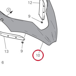 Cache supérieur 4801B941AB — réf. 4801B941AB | Ducati Store