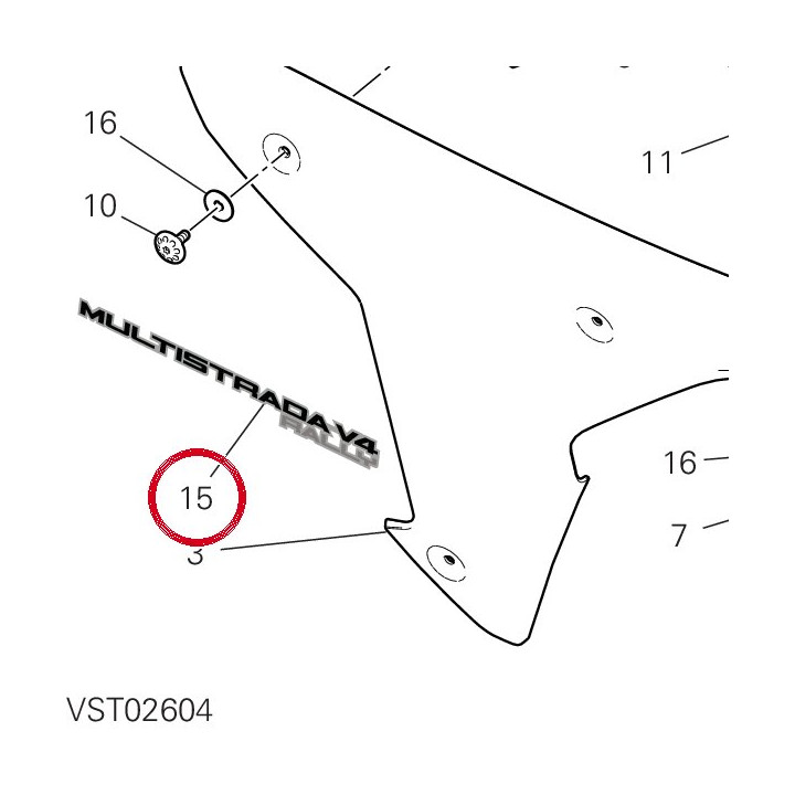 Plaque D'Inscription — réf. 4381F361A | Ducati Store