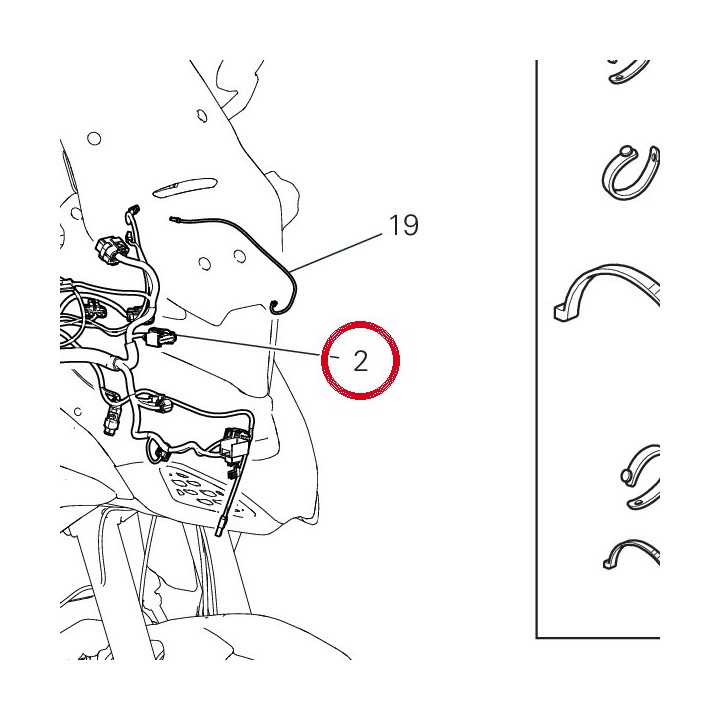 C╢blage principal 5101I351C — réf. 5101I351C | Ducati Store