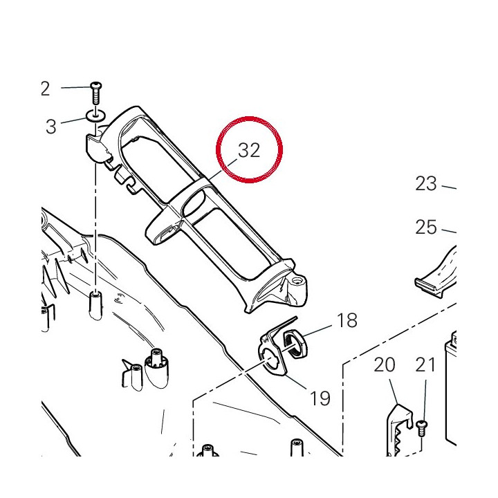 Support D'Actionneur — réf. 8291N701A | Ducati Store