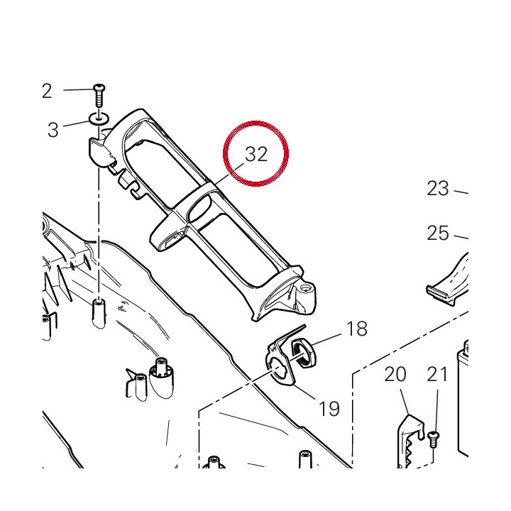 Support 8291I402A — réf. 8291I402A | Ducati Store