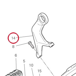Support silencieux — réf. 8301I791AA | Ducati Store
