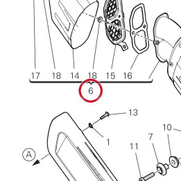 Silencieux 57325145CA — réf. 57325145CA | Ducati Store
